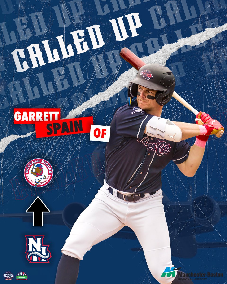 FisherCats's tweet image. Garrett’s getting called up!

Join us in congratulating @garrettspain28 on his call-up to @BuffaloBisons! He just caught a flight to Buffalo thanks to @flymanchester.

#ScratchingtheSurface
