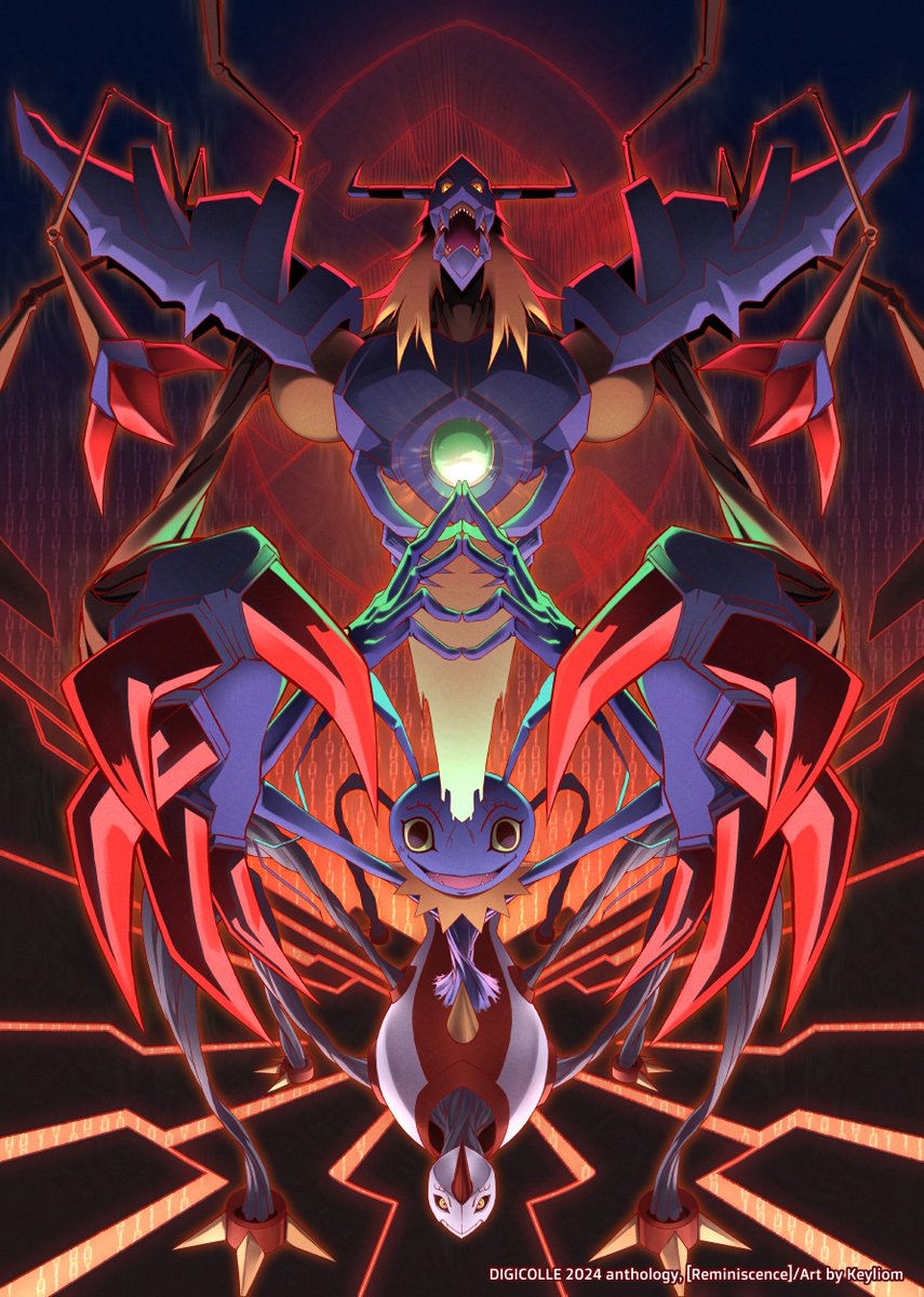 XKeyliom's tweet photo. Saludos a todos ^^

Esta fue mi aporte para la DIGICOLLE 2024 anthology, (Reminiscence). "El pecado de la humanidad. Diablomon". 

Muchas gracias a Onikuyasan por la oportunidad y a todos los compradores que disfrutaron de este trabajo.

#デジモンムービーアンソロジー #デジモン https://t.co/XYPerscfmu