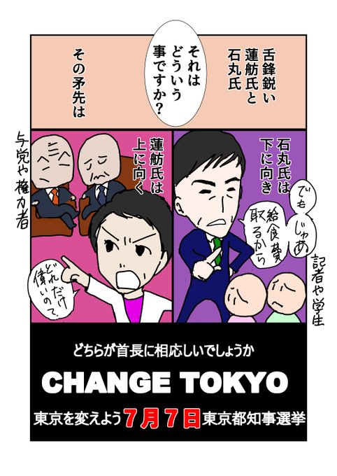 小池都知事が再選すると、自民党が息を吹き返します。石丸氏の選挙参謀も電通がらみで自民党と癒着しています。この裏金不正腐敗社会を救うには #蓮舫一択 です。  #蓮舫と次の東京へ #都知事選を史上最高の投票率にしよう #東京都知事選挙