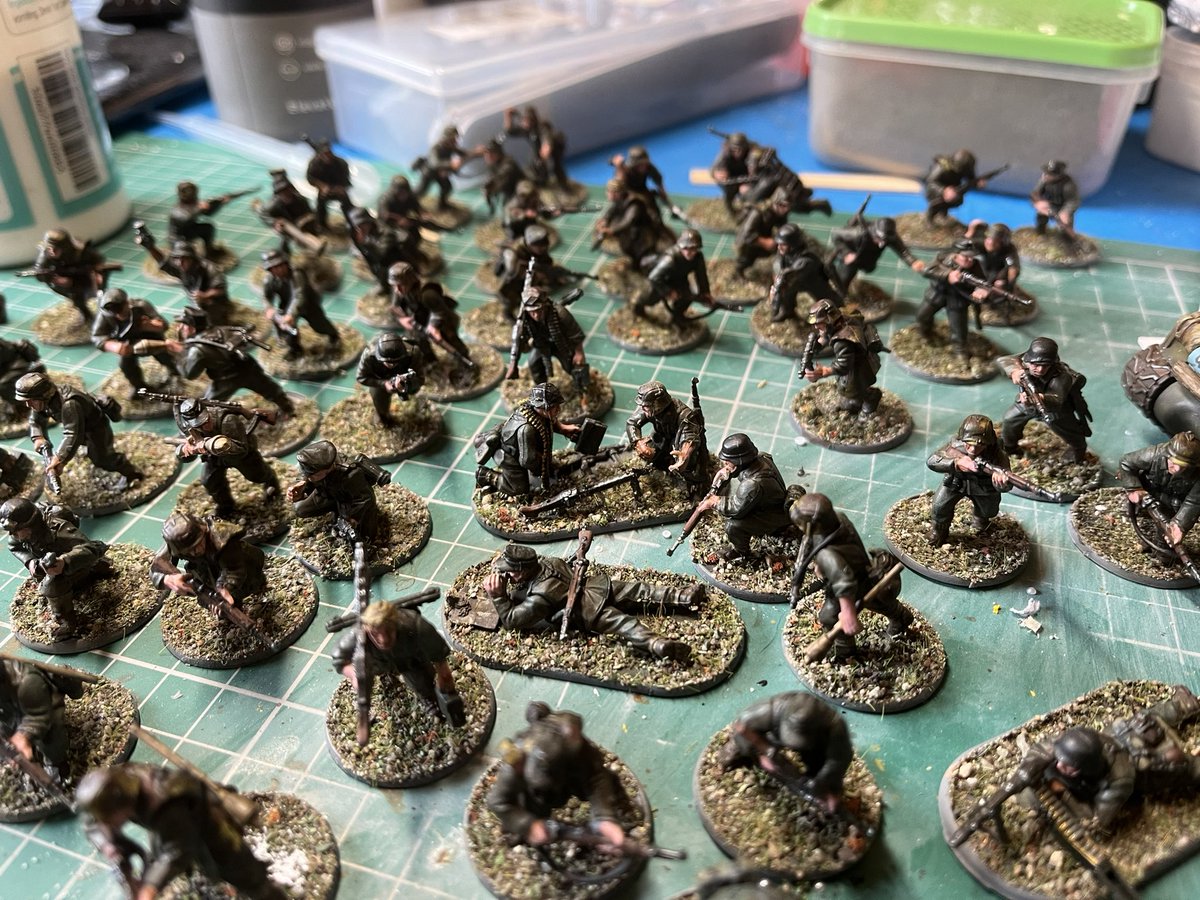 Phil (@bigphiljackson) on Twitter photo German Grenadiers from <a href="/WarlordGames/">Warlord Games</a> ready for a few tufts then mat varnish. #BoltAction plus <a href="/rdjackson87/">Richard Jackson</a> superb Sherman with Rubicon stowage German Grenadiers from <a href="/WarlordGames/">Warlord Games</a> ready for a few tufts then mat varnish. #BoltAction plus <a href="/rdjackson87/">Richard Jackson</a> superb Sherman with Rubicon stowage