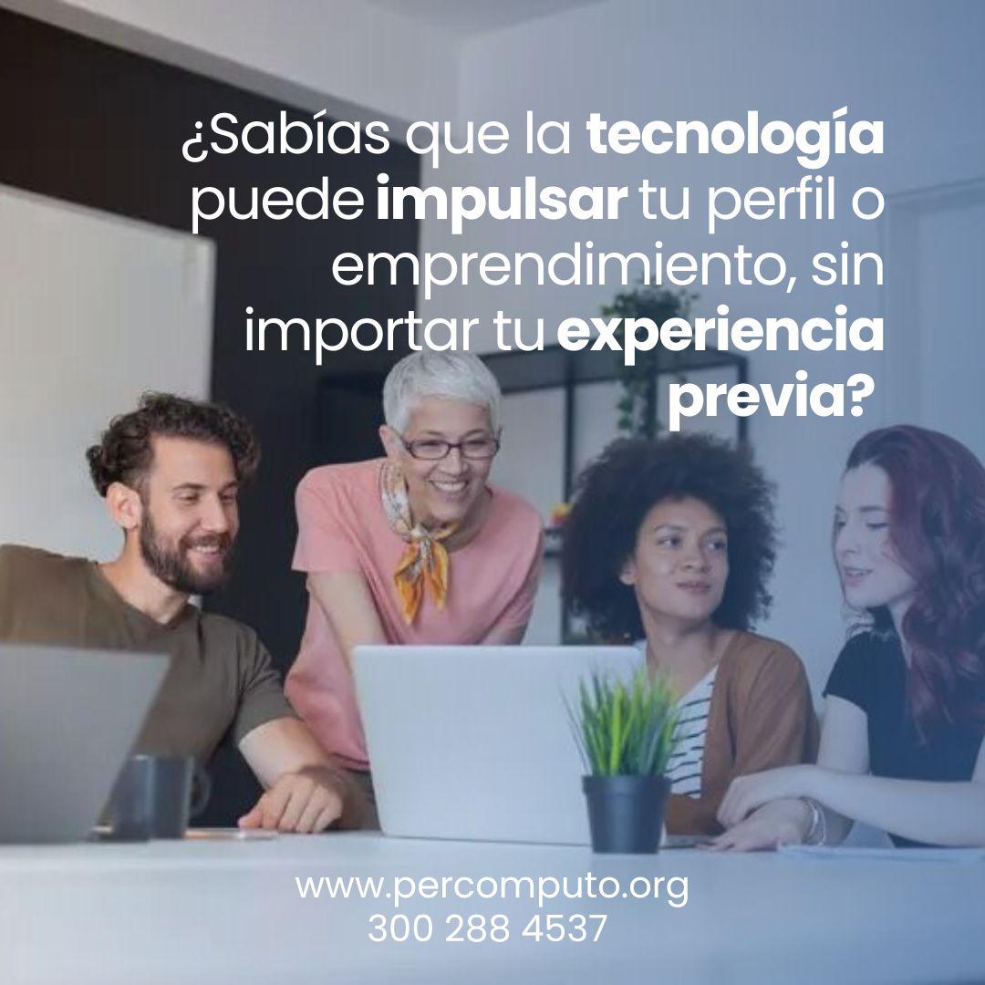 Percomputo's tweet image. ¡Así es! La tecnología potencia tu perfil o emprendimiento sin importar tu experiencia previa. Con cursos en línea, redes sociales y aplicaciones de gestión, puedes aprender, conectar y crecer. ¡No hay límites para lo que puedes lograr con curiosidad y determinación! 🚀📱