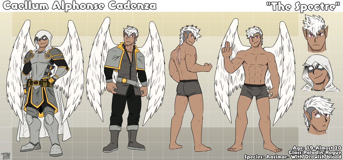 StarfallGunter's tweet photo. @SoMINDul Reminds me a lot of my Aasimar oc with the pink eyes, white hair, and tanned skin! https://t.co/1UbsvrDW3V