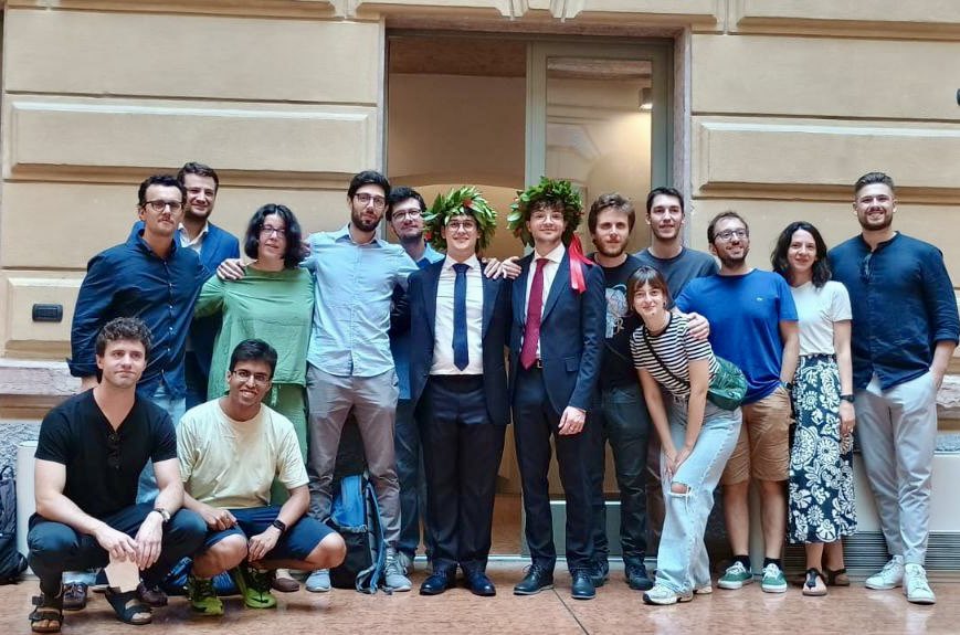 Last Wednesday, <a href="/davidelongo_99/">Davide Longo</a> and <a href="/CiroBeneduce99/">Ciro Beneduce</a> defended their Master's thesis after spending some months in our lab 👀 

It has been a pleasure to have you both in MobS!

Congratulations and best of luck in the upcoming adventures 🚀🚀🚀