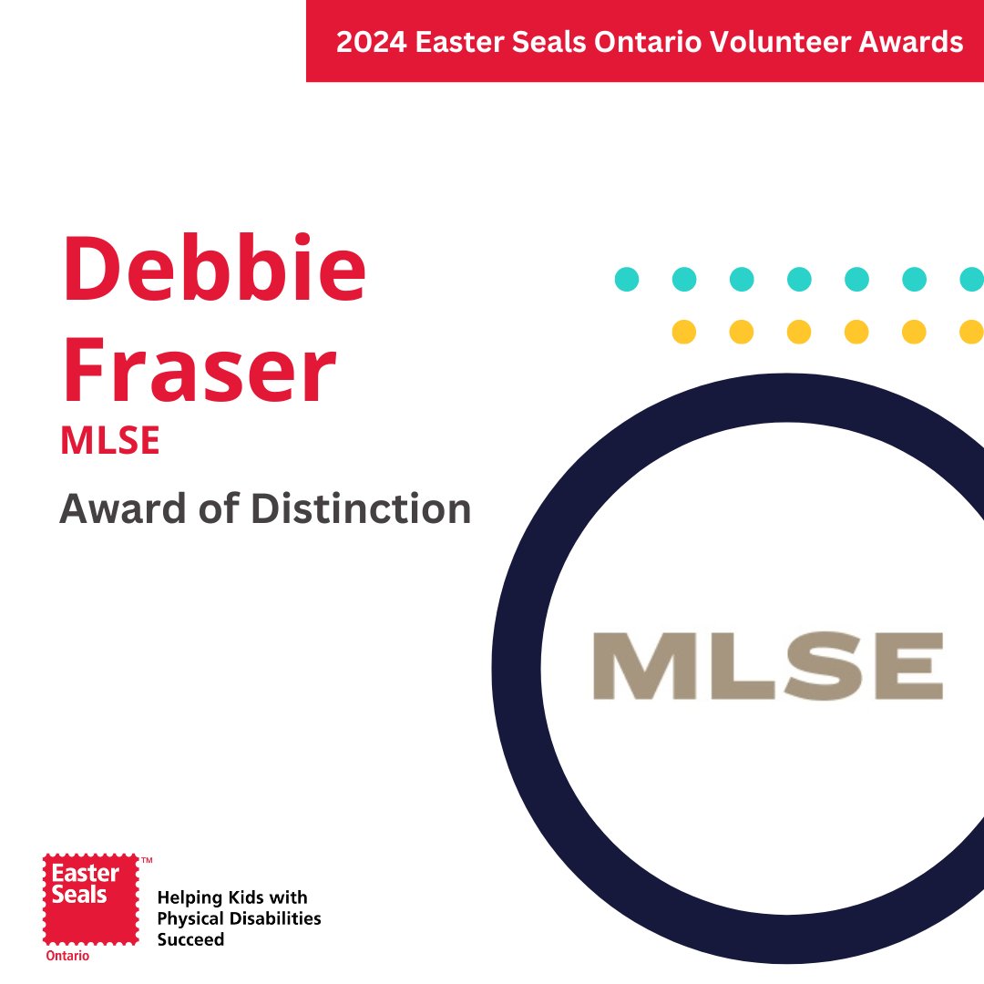 EasterSealsON's tweet photo. Join us in celebrating our 2024 Volunteer Award recipients! 

Congratulations to our four deserving Award of Distinction recipients: 

Debbie Fraser - Maple Leaf Sports &amp; Entertainment, Rorie McIntosh - McCam Insurance, Motion, and Ken Thompson! https://t.co/9lUEPsDalG
