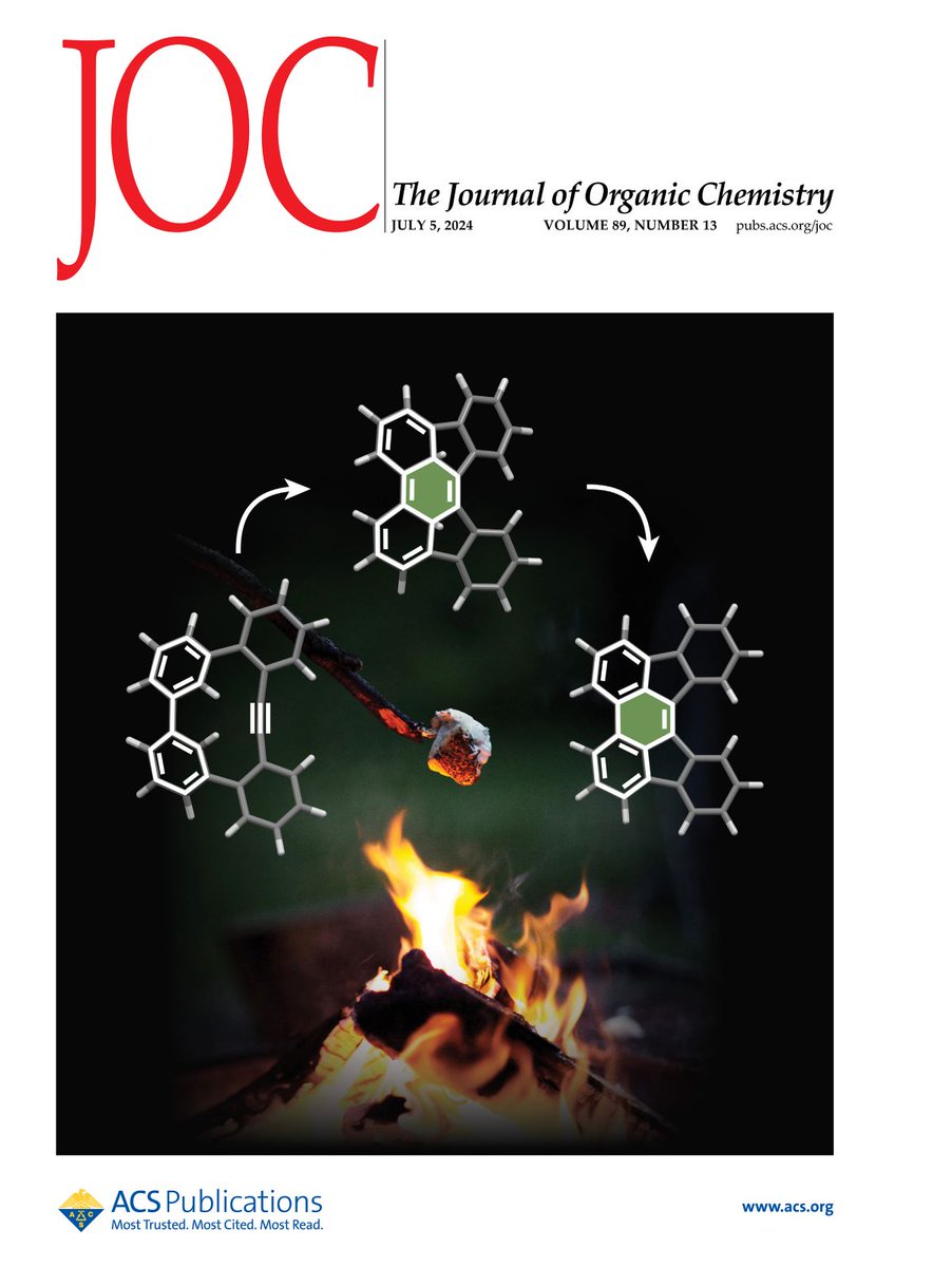 JOC_OL's tweet image. Anybody like s&apos;mores🍫? The same high heat 🔥 that creates that delicious treat can be used to make PAHs via an intramolecular Diels-Alder reaction! Frantz &amp;amp; co-workers are featured on the front cover of the latest issue of #JOrgChem - read it today!
🔗 pubs.acs.org/toc/joceah/89/…