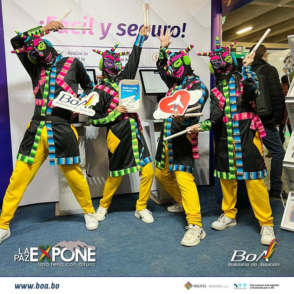 BoABolivia's tweet photo. 🇧🇴✨ ¡Nos vemos en La Paz Expone!

Ven a visitarnos en nuestro stand y descubre todo lo que tenemos para ofrecerte. Te esperamos con sorpresas y novedades. ¡No te lo pierdas!

#BoA #LaPaz #BoAEnLaPazExpone #ViajaConBoA #FeriaLaPazExpone https://t.co/cwK7d1iDBq