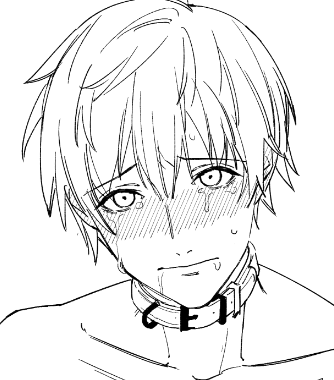 裏垢に放流する目的で描いたオリキャラの受けくんかわいいから見てもろて 