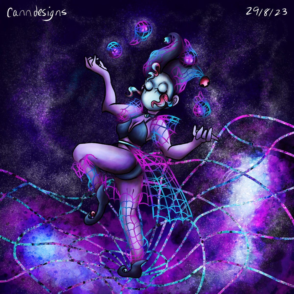 CannArts's tweet photo. Quantum Jester #humanartist #krita #digitalillustrator #art #artist #surrealism #expressionism #illustration #conceptart https://t.co/FaKvaf2QQm
