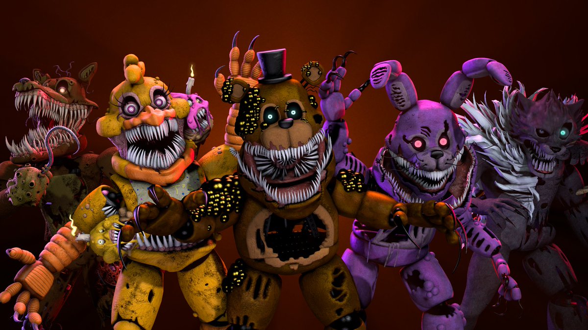 pkfnafsfm's tweet photo. Twisted Generations
#FNaF #FNaFBook #FNaFTheTwistedOnes #TheTwistedOnes #SFM #PKFNaFSFM #PKFNaF_SFM #TwistedAnimatronics #TwistedFreddy #TwistedBonnie #TwistedChica #TwistedFoxy #TwistedWolf https://t.co/xxQUWVB49o