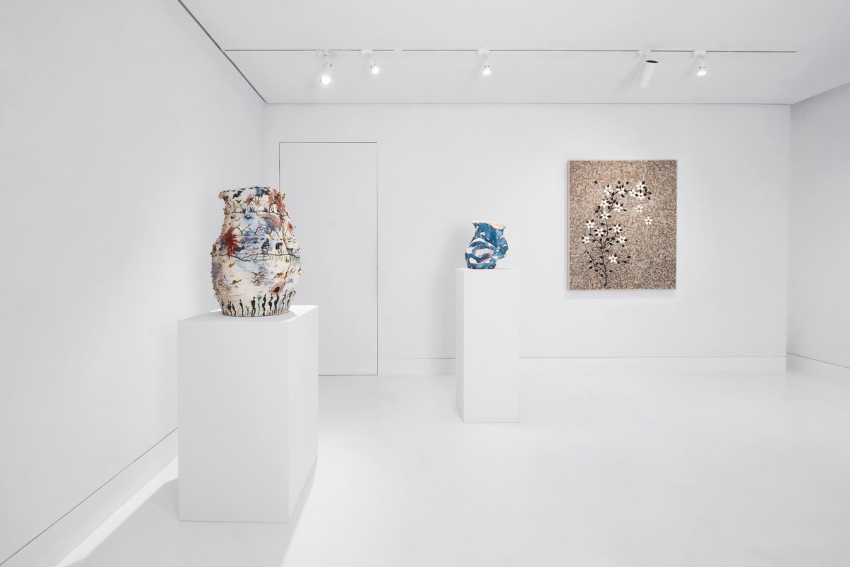 AlmineRech's tweet image. “Nature’s Reflections” is now on view at #AlmineRechMonaco, with works by #MiquelBarcelo #JeanBaptisteBernadet #JohanCreten #EricCroes #GregorHildebrandt #JohnMcAllister #AnthonyMiler #TiaThuyNguyen #UgoRondinone and #ThuVanTran

 📷 Eleonora Paciullo