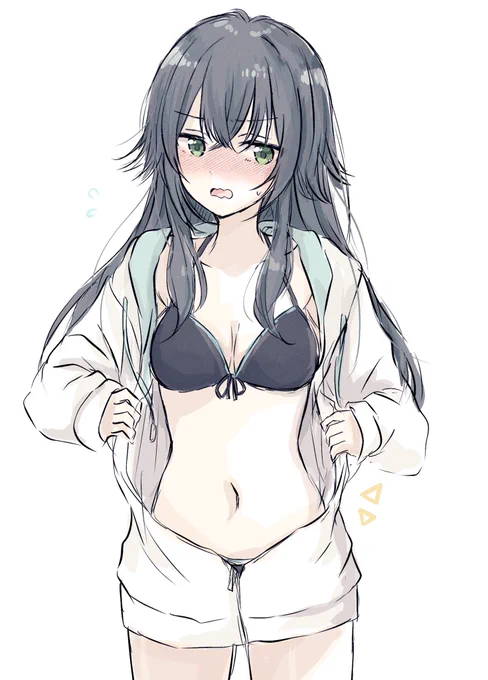 手毬…お腹見せて……