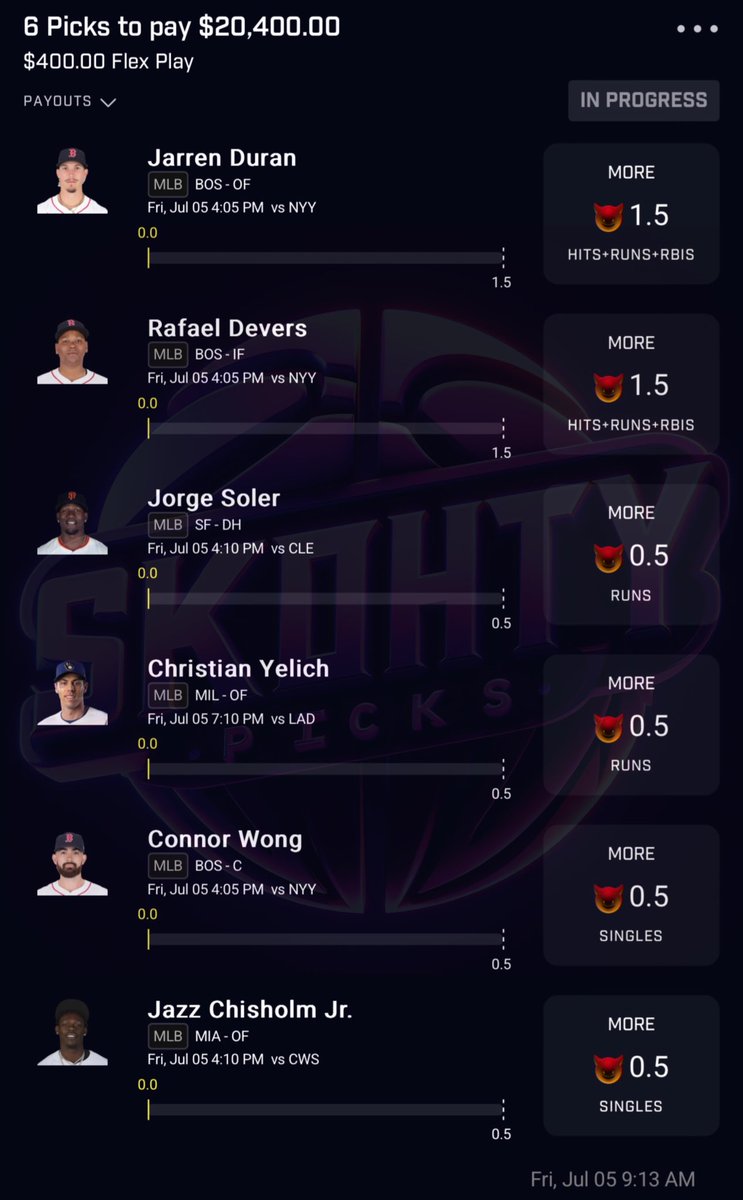$100 TO SOMEONE WHO LIKES/RT ASAP ❤️⤵️

51X DEMON SLIP😈 $400 -> $20,400💰

$1,000 to 20 People who Like/Retweet/Follow Me😈🔥 If this play cashes🫡

FOLLOW <a href="/SkohtyDFS/">Skohty Picks</a>, Like, Repost &amp; Comment a Cashapp or Venmo below to be Eligible✅

#PrizePicks #MLB