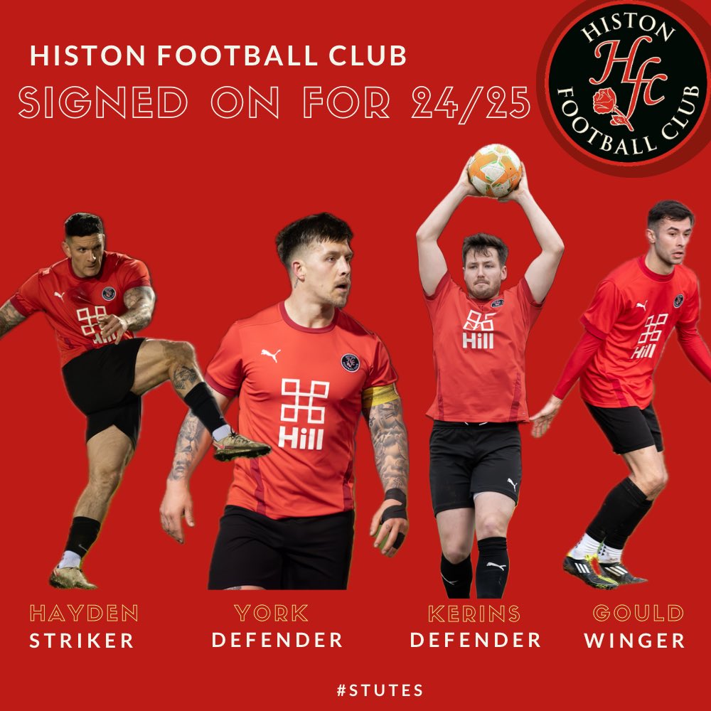 ✍️ 

The first 4 Stutes to be confirmed for 2024/25.

Hayden, York, Kerins and Gould commit for next season. 🔴⚫️

#stutes