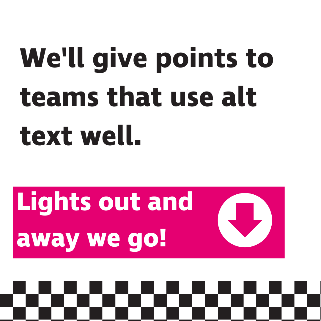 🧵Hello <a href="/F1/">Formula 1</a>, my name's Lisa, I’m a partially sighted Social Media Officer and I love Formula 1, especially the #BritishGrandPrix

But racing teams don’t add image descriptions, meaning blind and partially sighted fans like me are excluded. This race weekend let's change that.