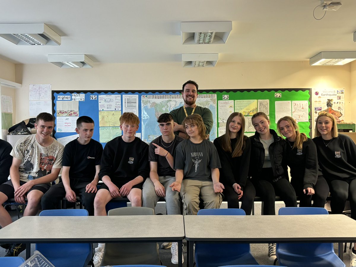 3 years at <a href="/aboyneacad/">Aboyne Academy</a> came to an end today. An amazing place to work with the most respectful and compassionate pupils and staff. Thanks again for all the good luck messages an awesome end to the day with 3M1 💛 Now time to reset over the holidays ready for a new challenge 🌍