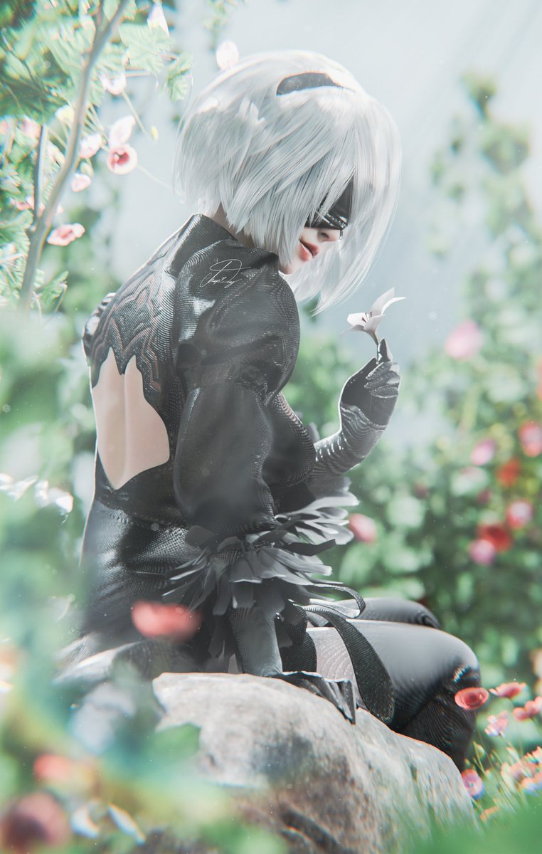 hapidevy's tweet photo. Lunar Tear #NieRAutomata https://t.co/mN7oAW3IYG