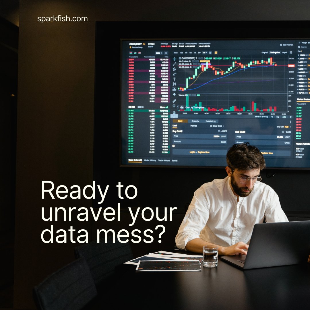 sparkfish's tweet photo. A data mess might be killing your business.

Without a consistent data strategy, reporting becomes outdated, insights are unreliable, and opportunities are missed.

But it is avoidable with a practical data strategy.

Talk to a data expert: https://t.co/UCsnfdASVo https://t.co/U5WHYbhQE7