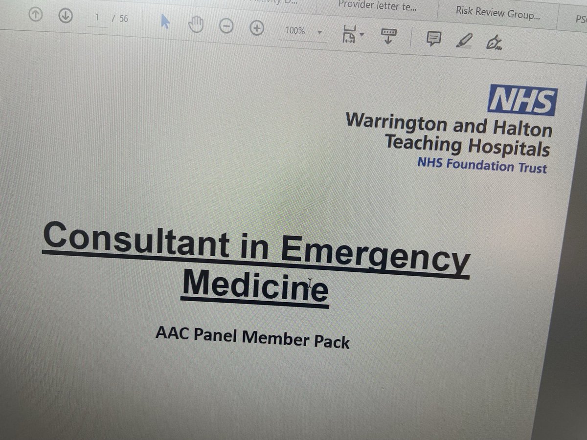 A very good mornings interviewing ⁦<a href="/WHHNHS/">WHH 🏥</a>⁩ recruiting 4 consultants across ED, Respiratory Medicine and Radiology. Delighted that such strong candidates have chosen to apply for these posts and great to have offered them posts today - Well done ⁦and welcome to the team!
