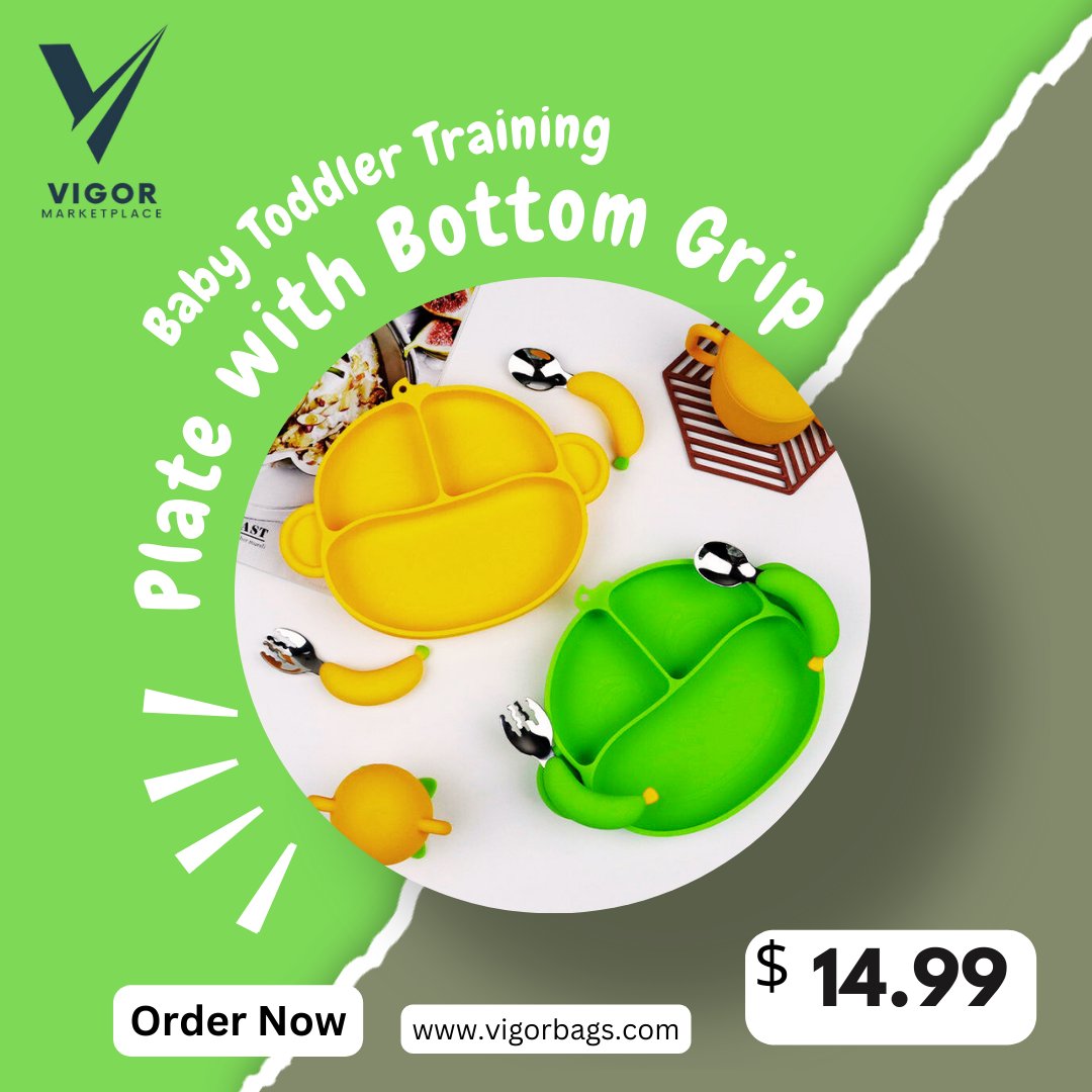 VIGORZIP's tweet photo. Make mealtime mess-free with our sturdy, flexible, and unbreakable Baby Toddler Training Divided Plate! Perfect for baby-led weaning and easy to clean. 100% BPA-free and safe. 

Shop now! https://t.co/Jk4dhJ30Mv

#Vigormarketplace #BabyFeeding #ToddlerPlates #BabyWeaning https://t.co/IQ9jvHc88A