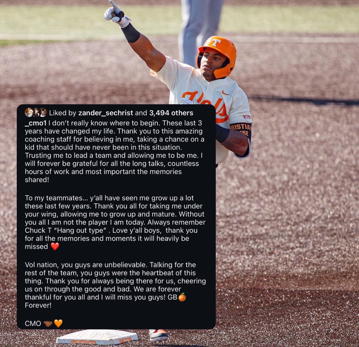 C-Mo says his thank you and goodbye to Vol Nation

One of the all-time greats for Tennessee