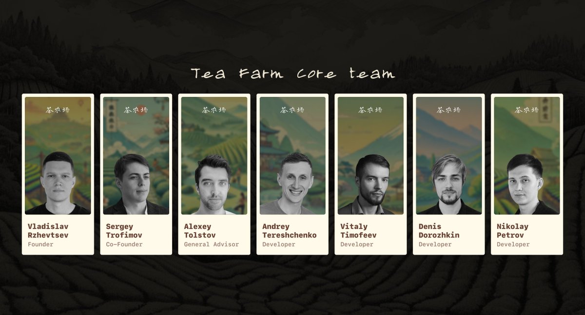 vladchai's tweet image. 🤫 Meet the Tea Farm Team!

🌟 Vladislav Rzhevtsev - Founder @vladchai 
- Co-Founder of team2swift.com
- Founder of growmytea.com
- 7x SaaS Founder.
- 10 years of experience as a UI/UX Designer.
- Portfolio includes over 50 mobile apps.
- Tech Specialization:
