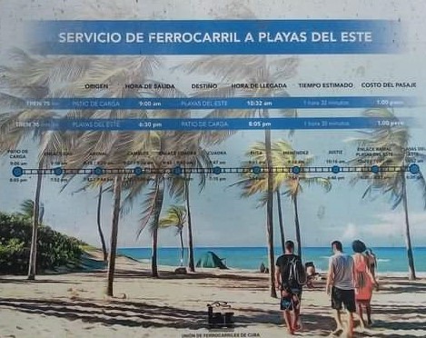 A partir de hoy 5 de julio, <a href="/ferrocarrilcuba/">Unión de Ferrocarriles de Cuba</a> restableció el servicio de tren con destino a las Playas del Este de La Habana, durante la etapa estival. Este servicio tiene prevista su salida de la Estación de Carga ubicada en Egido y Arsenal. #ModoVerano  #GenteQueSuma