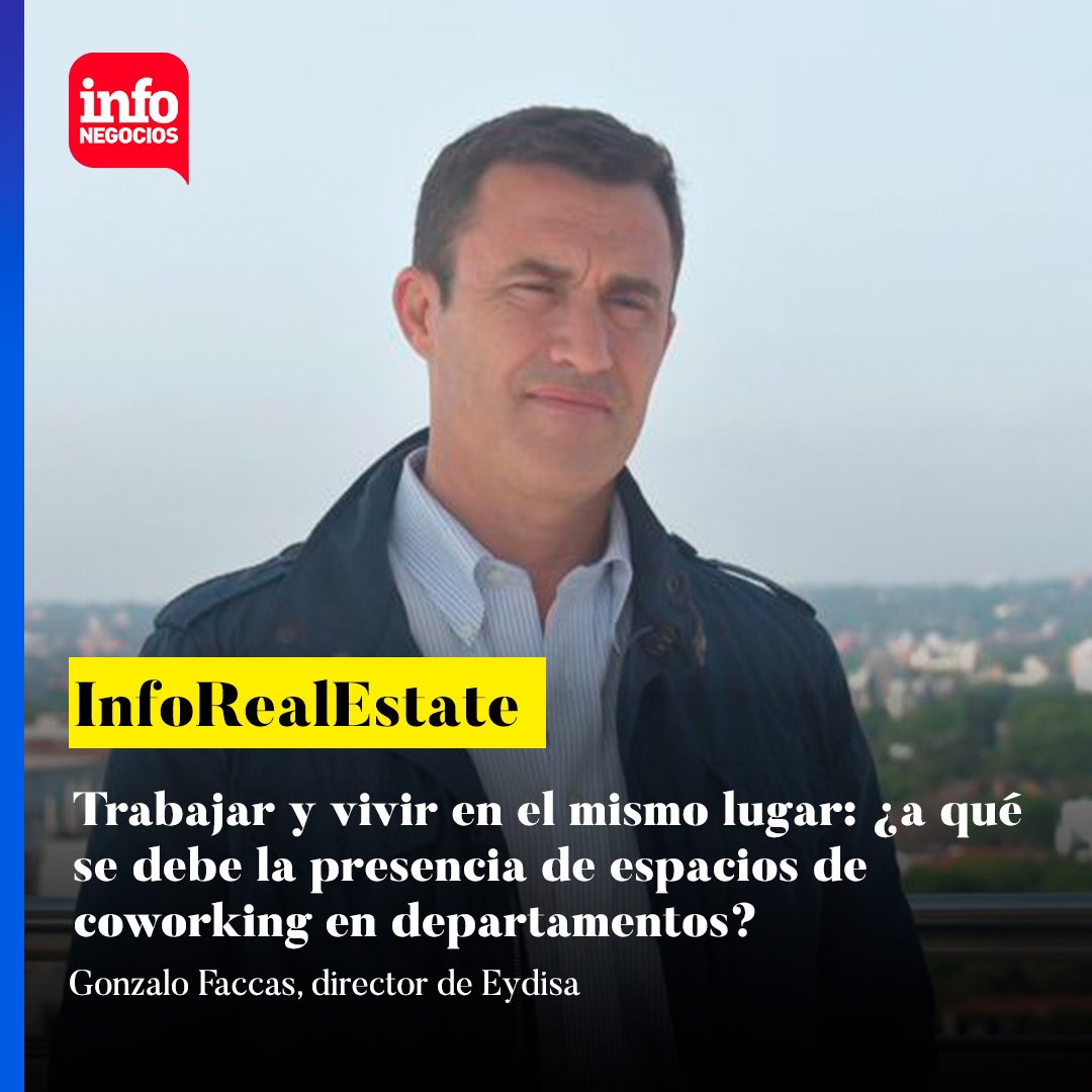 InfoNegocios_PY's tweet photo. #InfoRealEstate | 📸 Gonzalo Faccas, director de Eydisa.
🏠 La tendencia de vivir y trabajar en el mismo lugar crece. Los espacios de coworking en departamentos son clave para la flexibilidad y productividad.
https://t.co/c2s18YaYKn https://t.co/nE62E5yCfj