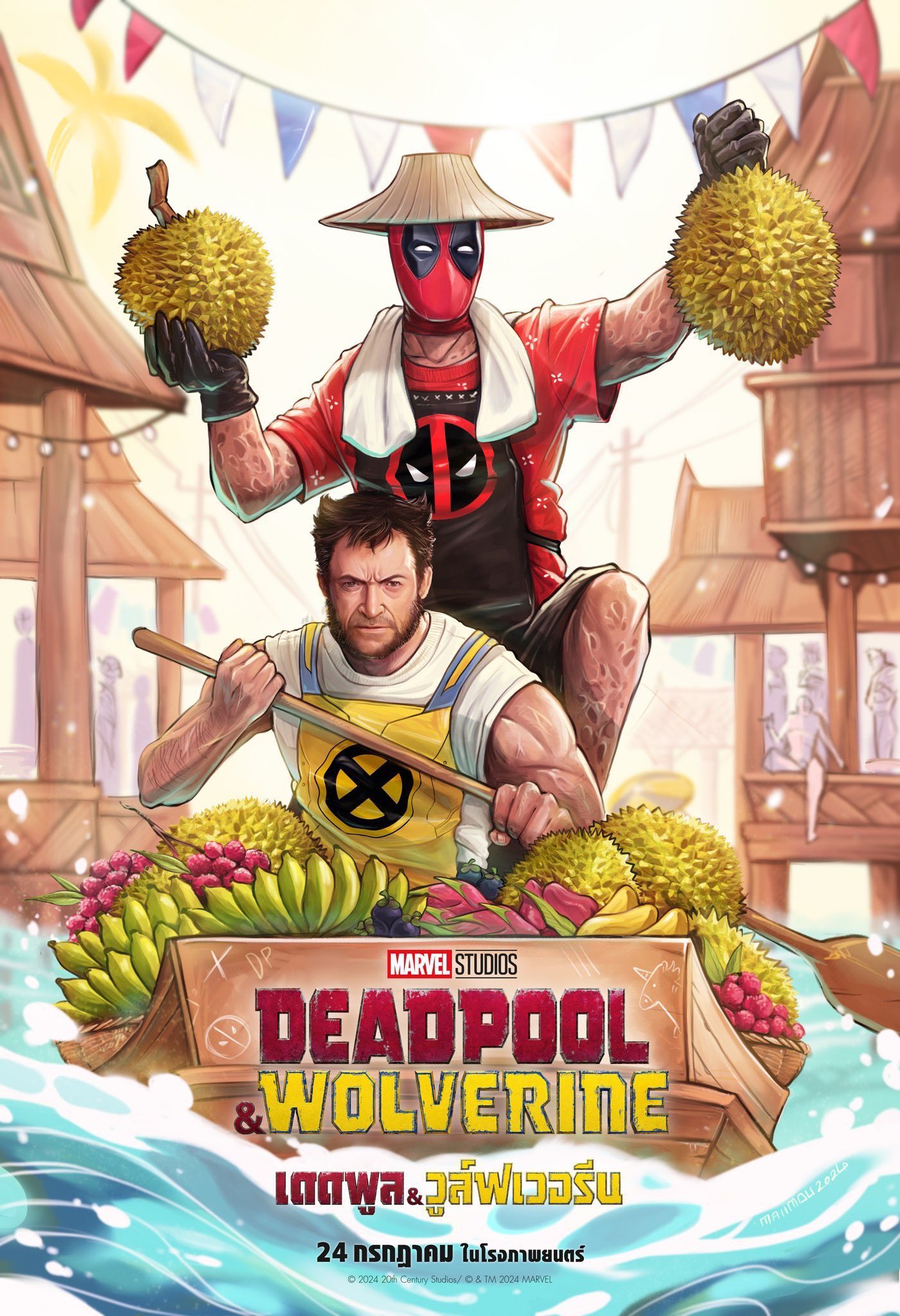 Thaise Deadpool & Wolverine posters