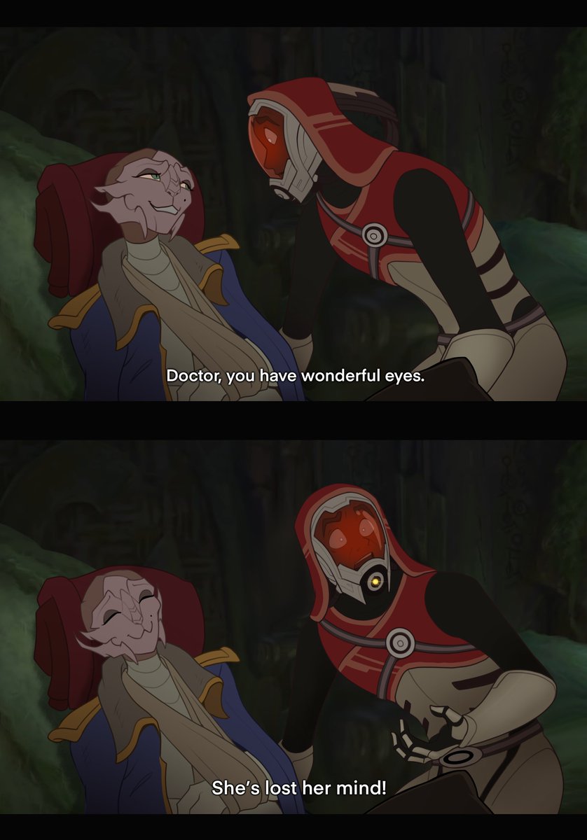 #Crossover #Mass_effect #Quarian #Turian #Treasure_planet #Captain_Amelia

Cpt Amelia turian and Dr Doppler quarian