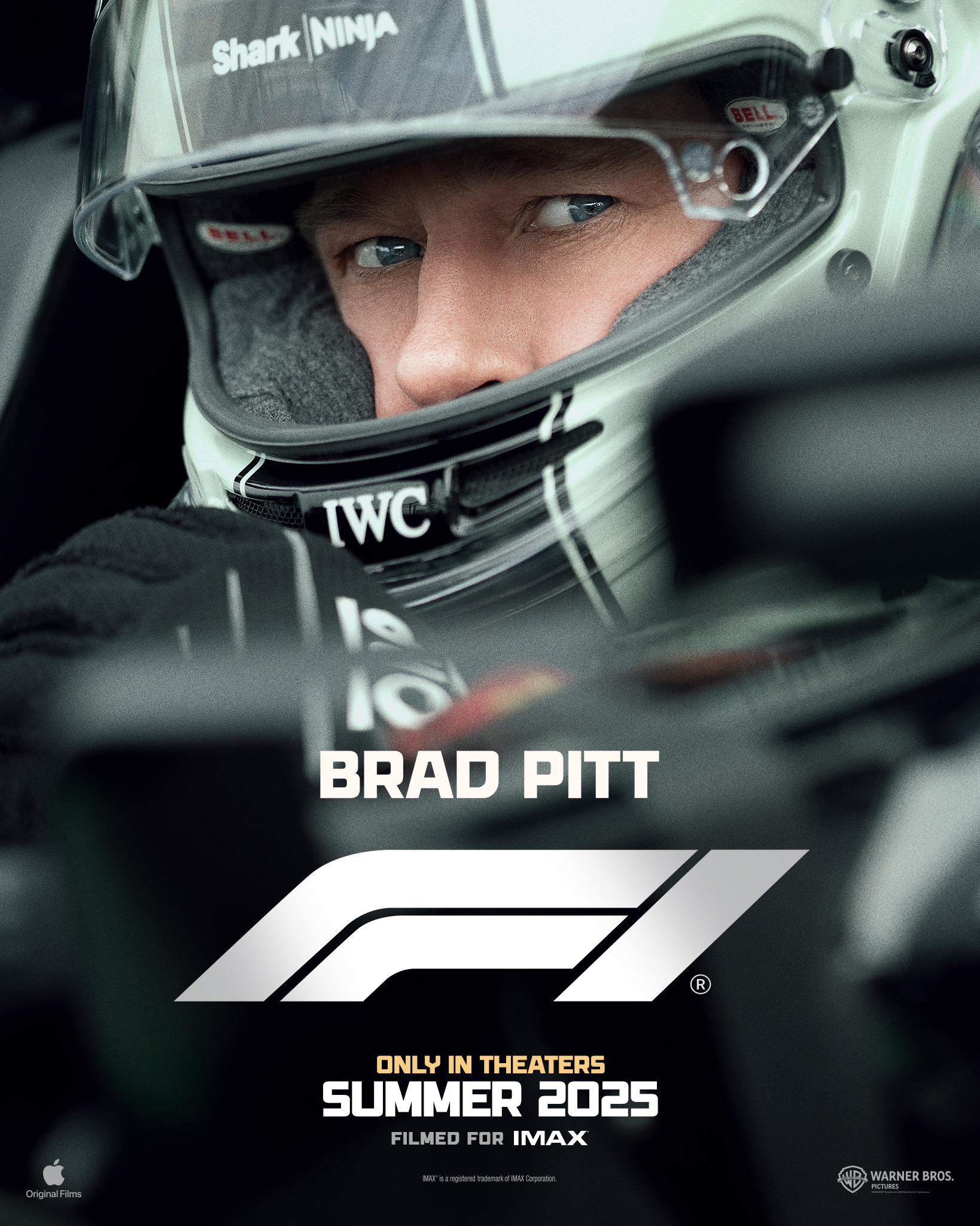 Brad Pitt in eerste F1 poster