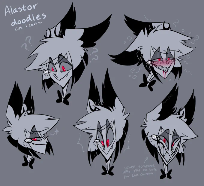 I am a big Alastor face enjoyer #HazbinHotelAlastor