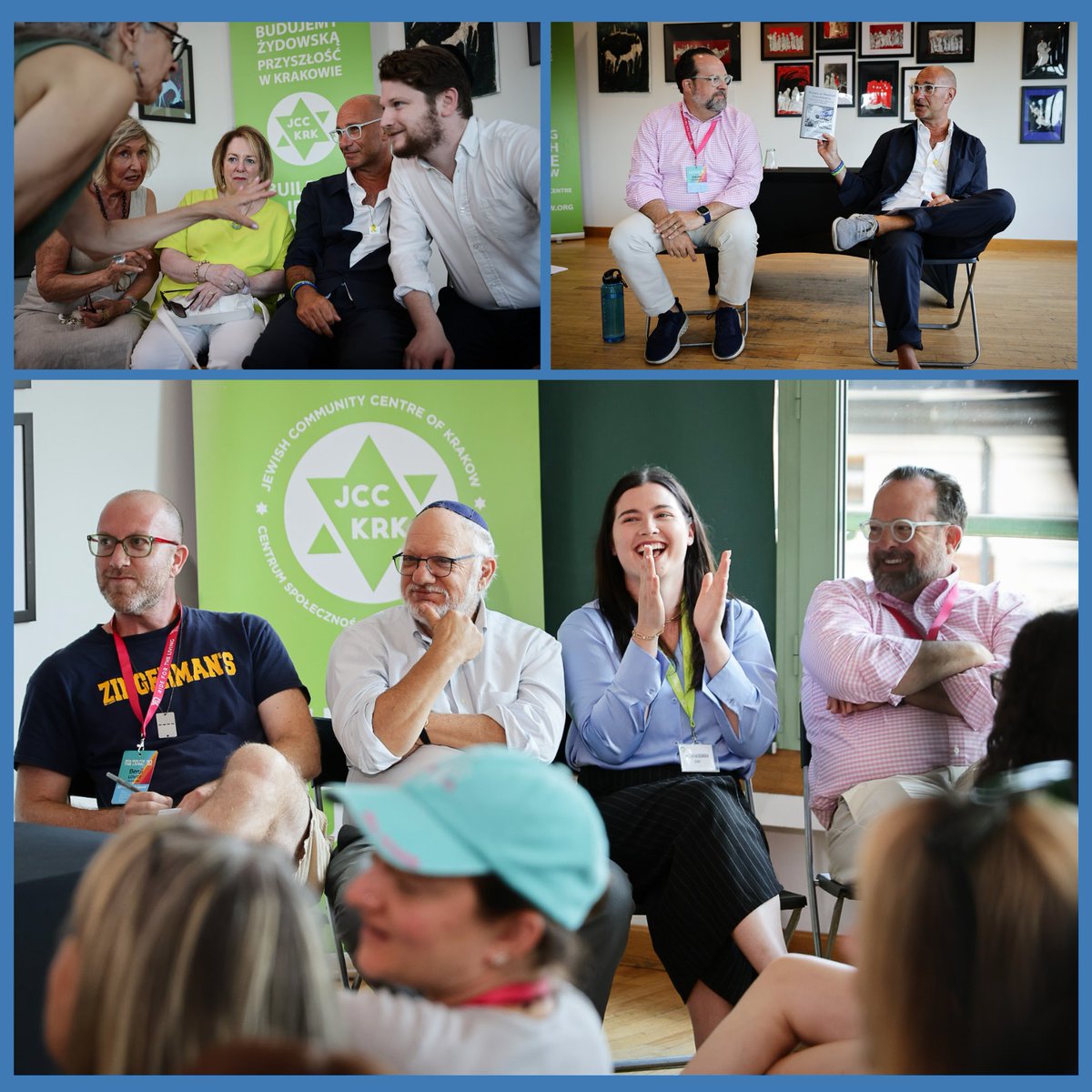 JCC Krakow Week in Review!

🎯During the 33 Jewish Culture Festival, we hosted 40 events at the JCC!

🎯2024 Ride For The Living: 200 bikers rode from Auschwitz to our JCC building in Krakow!

🎯Finally, our Big Shabbat Dinner attended by 600+ guests who celebrated Jewish life!