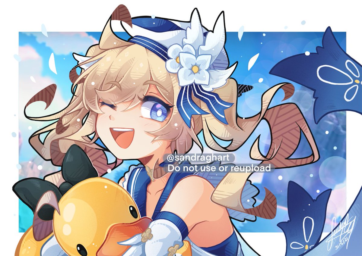 バーバラ(原神) 「Happy Barbara day!  #バーバラ生誕祭2024」|🌠 ​ Sandra 🌠 FicZone 2023のイラスト