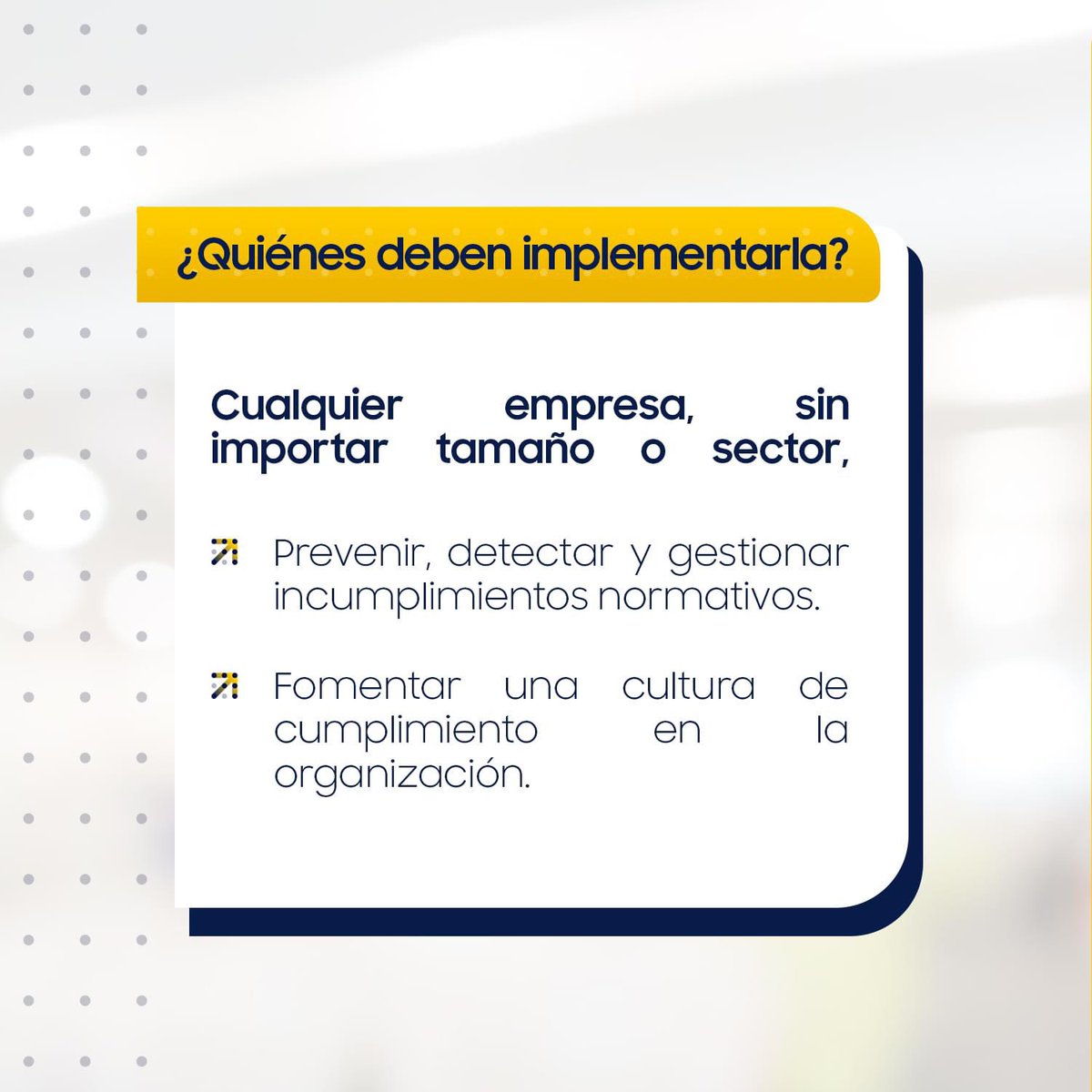 bccomply's tweet photo. 🌟 Descubre cómo la norma ISO 37301:2021 transforma la gestión y reputación de tu empresa🌟
Mejora tus procesos, aumenta la eficiencia y abre nuevas oportunidades de mercado.

CONTÁCTANOS ⬇️ ℹ️

 info@bccomply.com 

🖥 Visítanos en nuestra página web https://t.co/sE9AmXmt6O https://t.co/GBiplp2zLr