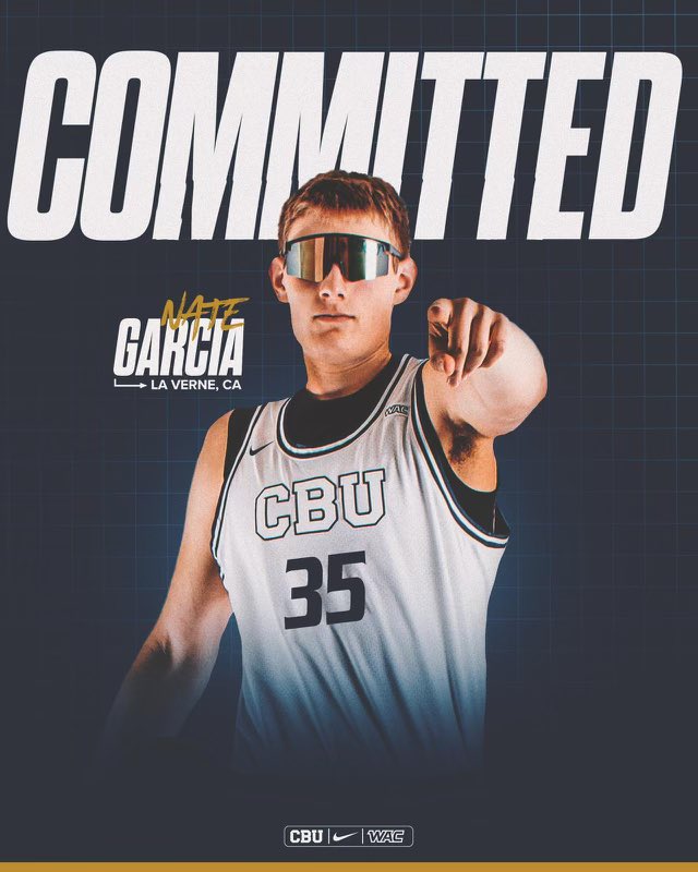 Huge congratulations to 2025 Nate Garcia for committing to Cal Baptist University (<a href="/CBUmbb/">California Baptist Men's Basketball</a>)! Your hard work and dedication have paid off, and we can't wait to see you dominate on the court at the next level!🌟🏀