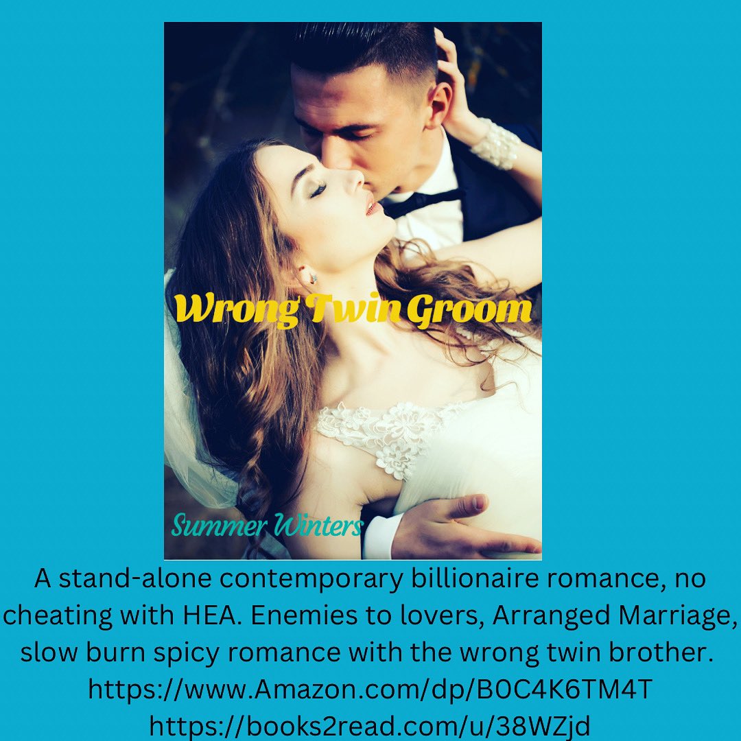 SummerWinters00's tweet photo. @KindlePromos Wrong Twin Groom by Summer Winters #BooksWorthReading #bookstoread #bookreviews https://t.co/KAWx9jmSCa