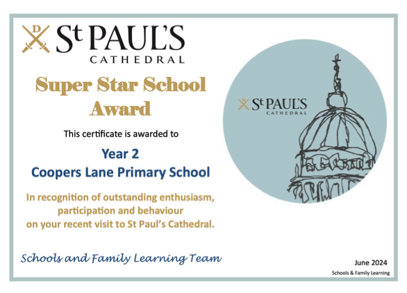 This is lovely feedback. Well done Year 2. Find out more in this week's school newsletter cooperslane.lewisham.sch.uk/wp-content/upl…