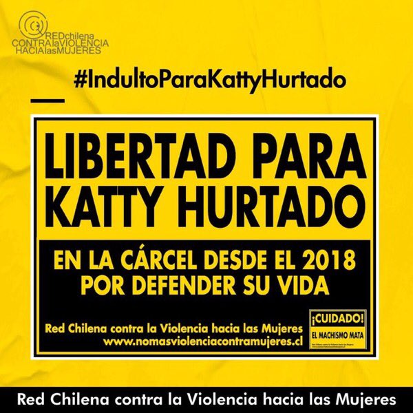 el #IndultoParaKattyHurtado es justicia y reparación para todas las sobrevivientes de violencia.  <a href="/GabrielBoric/">Gabriel Boric Font</a> <a href="/LuisCorderoVega/">Luis Cordero Vega</a> 

Exigimos libertad y justicia para Katty. ¡Ninguna mujer debe estar en la cárcel por defenderse de su agresor!