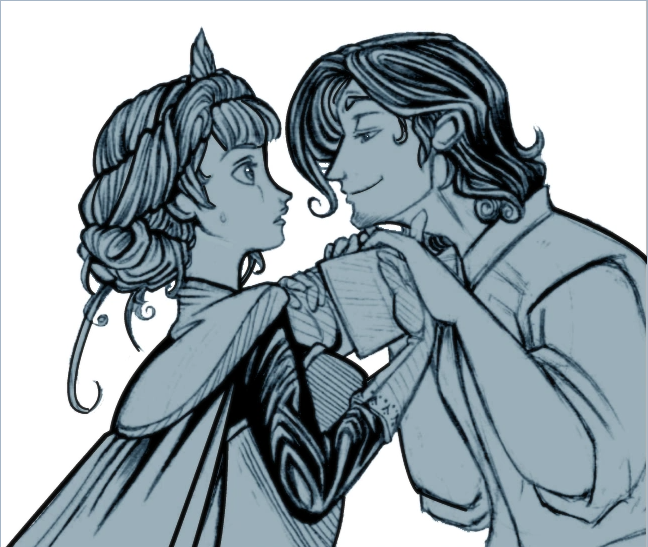 jazmine_here's tweet photo. Flynn Rider/Eugene Fitzherbert and Queen Elsa drawn by me years ago. #Frozen #QueenElsa #Elsa #EugeneFitzherbert #FlynnRider #Tangled #Disneycrossover #felsa #eugelsa #crossover https://t.co/3sexvIkXRP