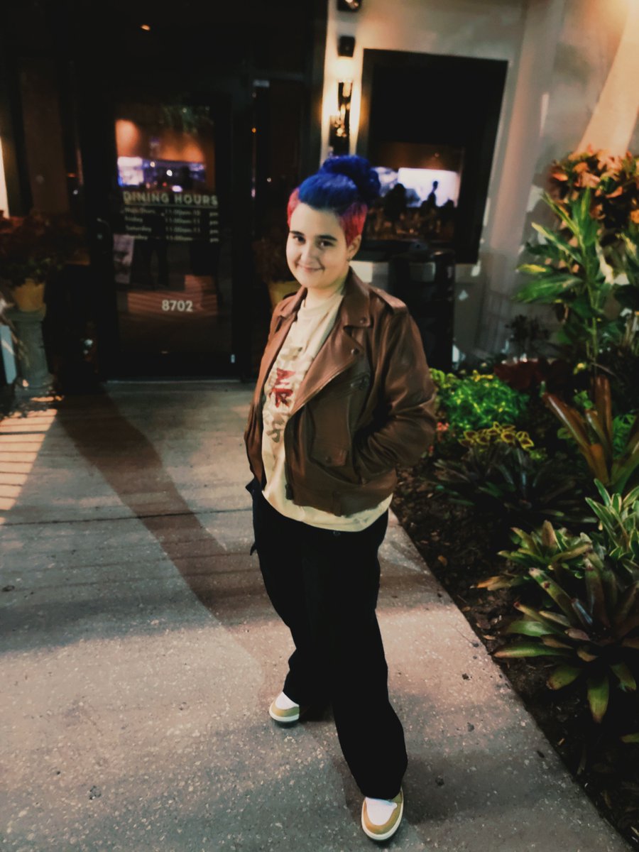 I found the perfect leather jacket—feeling like a rockstar, but with fewer tour dates and more homework!