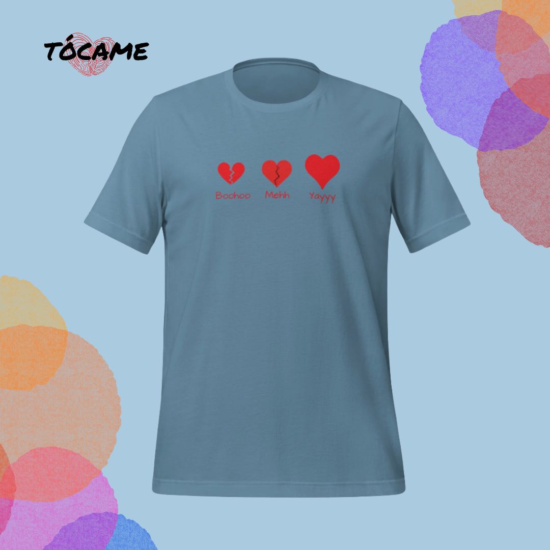 tocametee's tweet image. 💔 "Boohoo, Meh, Yayyy" 
🛍️ (buff.ly/3RNaRxY)
#BoohooMehYayyy #HeartTransformation #TocameTeeJourney #Resilience #TocameTee