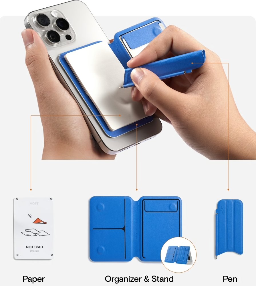 designtaxi's tweet image. Boost your creativity and productivity with the MOFT Snap Flow,  a minimalist focus tool that seamlessly integrates pen, paper, organizer, and stand. ow.ly/9Ow350SvEYg

#MOFT 
#Productivity