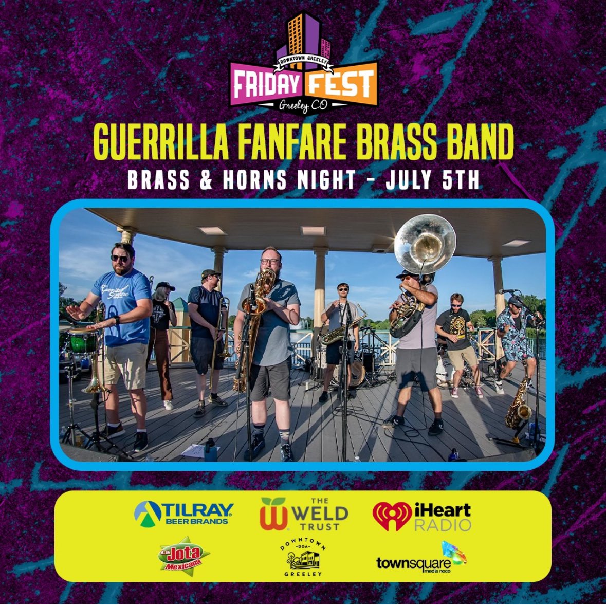 Greeley, you’re up! Come hang with us 6:30pm-9:30pm at Friday Fest!