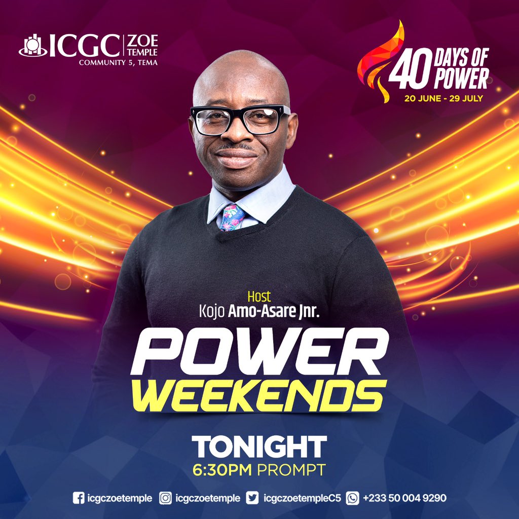 icgczoetempleC5's tweet photo. Join us in person tonight as we embark on a transformative journey. Discover the power of faith, and connecting deeply with others in worship, as we lift it all to our maker.
Don’t be left out.
Venue: Zoe South
#PowerFriday
#40DaysOfPower https://t.co/6h5SyVTWRq