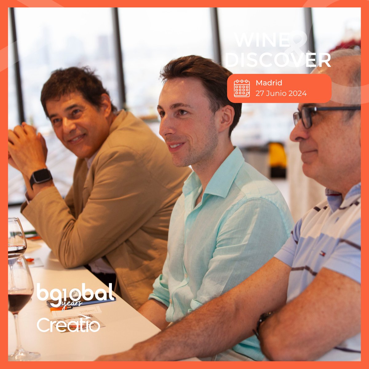 bglobalsolution's tweet photo. 🍷✨ La semana pasada celebramos la segunda edición del WINE &amp; DISCOVER en Madrid, el evento No-Code &amp; AI organizado junto a @Creatio_Global, especialmente dirigido a líderes empresariales del sector.

Más info acá: https://t.co/SCt1HUgm8O

#WineAndDiscover #EventoEmpresarial https://t.co/mUQ50KZI4I