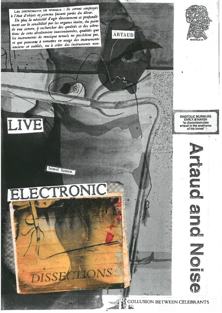 Artaud and Noise. July 29th. Visconti Studio. Kingston Hill. Richard Crow. Colin Potter. The Bohman Brothers. Isa Ferri. Nick Couldry. Johanna Garnal <a href="/richardcrow_ior/">richard crow</a> <a href="/iklectikartlab/">IKLECTIK</a> #InstitutionofRot #NursewithWound #
eventbrite.com/e/artaud-and-n…