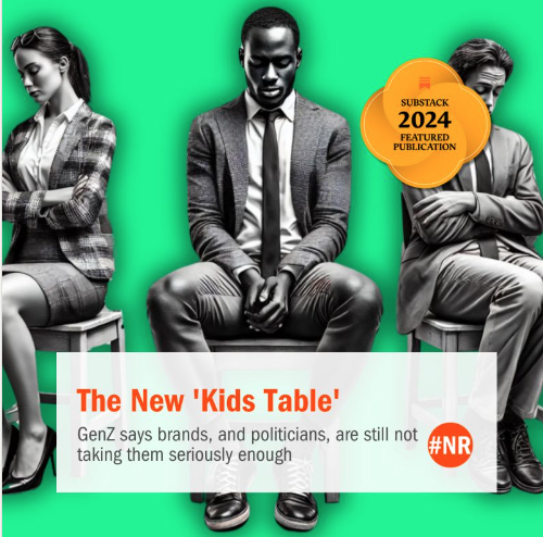 Companies, causes and campaigns track GenZ behavior obsessively—but aren't inviting much of their input as employees, says GenZ in a new DoSomething Strategic survey newrulesmedia.substack.com/p/the-new-kids…
#genzs #GenZEngaging #GeneralElection2024 #genzpower