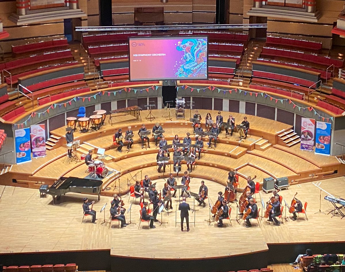 MissKingTindal's tweet photo. 🎭A trip to Symphony Hall was the perfect way to wrap up #ArtsWILL2024 at @arktindal!🎭 

🎻Well done to all the performers in the @musicforyouth concert today !🎺 

#TeamTindal  @MrsKellyWalsh @BirminghamEdu @ARKSchoolsMusic https://t.co/0jCv284T1P