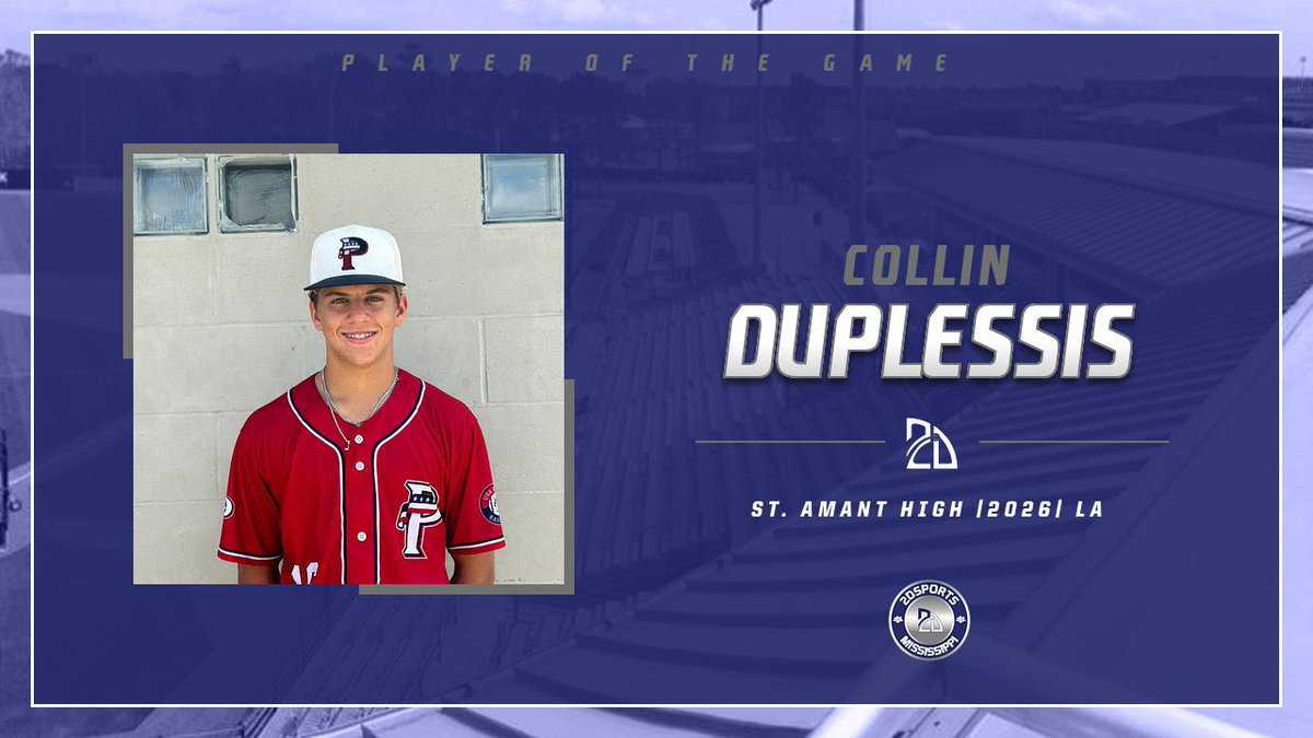 Scout Games Baseball (@scoutgamesbsb) on Twitter photo ⭐️Player of the Game⭐️
Collin Duplessis #16(<a href="/Collin_Duppi/">Collin Duplessis</a>)
USA Prime BR- Frazier (<a href="/USA_PrimeBB/">USA Prime Baseball</a>)
#uncommitted #2DHitting #2D2026 ⭐️Player of the Game⭐️
Collin Duplessis #16(<a href="/Collin_Duppi/">Collin Duplessis</a>)
USA Prime BR- Frazier (<a href="/USA_PrimeBB/">USA Prime Baseball</a>)
#uncommitted #2DHitting #2D2026