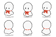 ぴくりえくん用のアバター弄ってた……私何故かこのてるてる描いてるのかサパランだけど、愛着が湧いてる気がする 